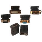 VGA DVI HDMI socket plug adaptor φις υποδοχές μετατροπείς